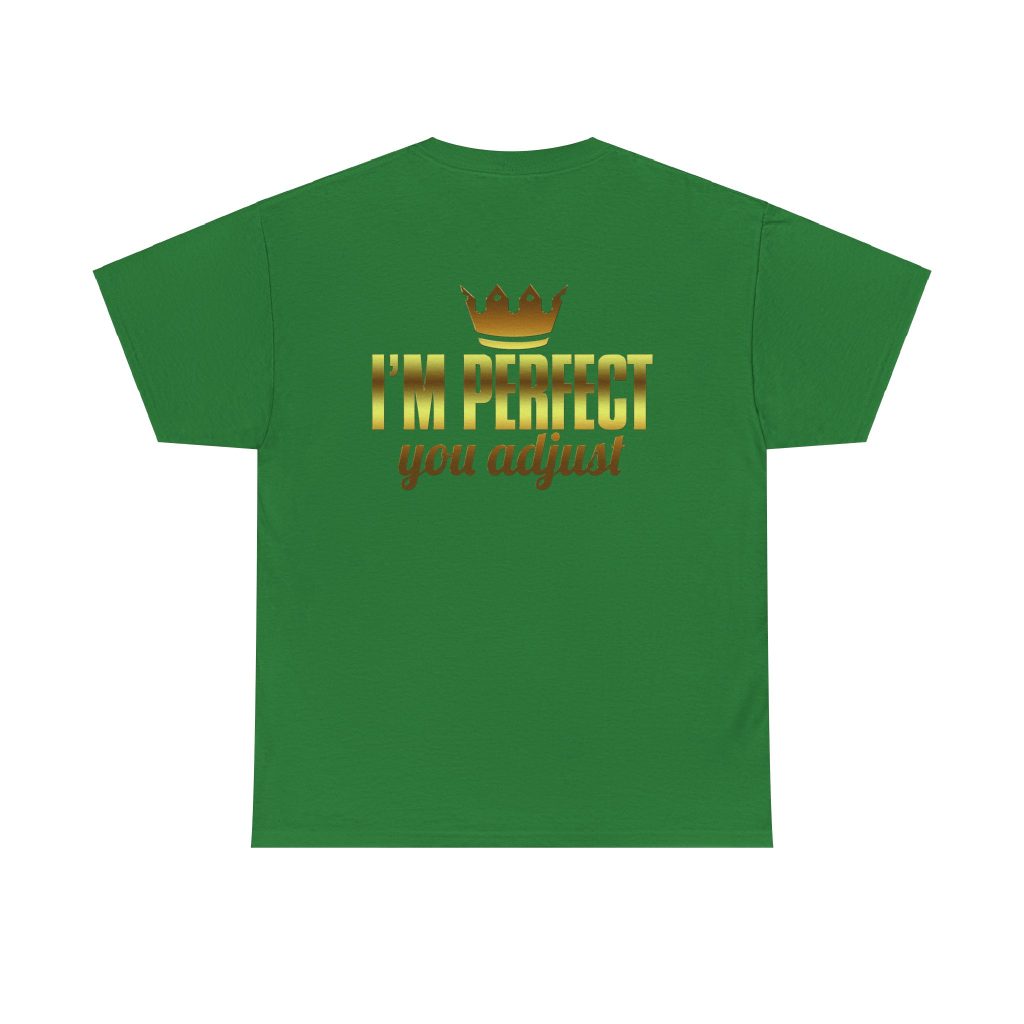 I'm Perfect You Adjust Unisex Heavy Cotton Tee - Image 9