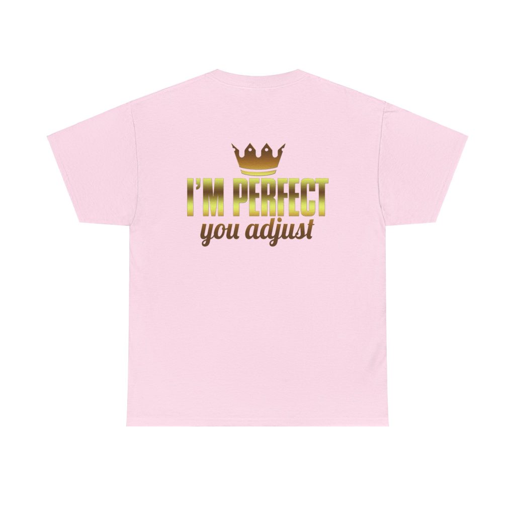 I'm Perfect You Adjust Unisex Heavy Cotton Tee - Image 19