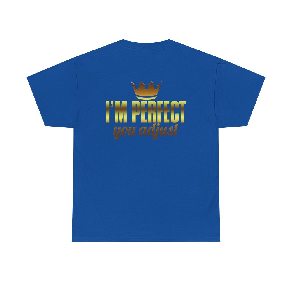 I'm Perfect You Adjust Unisex Heavy Cotton Tee - Image 15