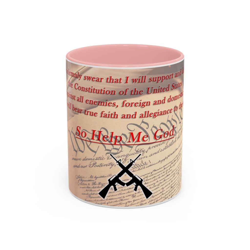 "So Help Me God" Accent Coffee Mug, 11oz - Image 2