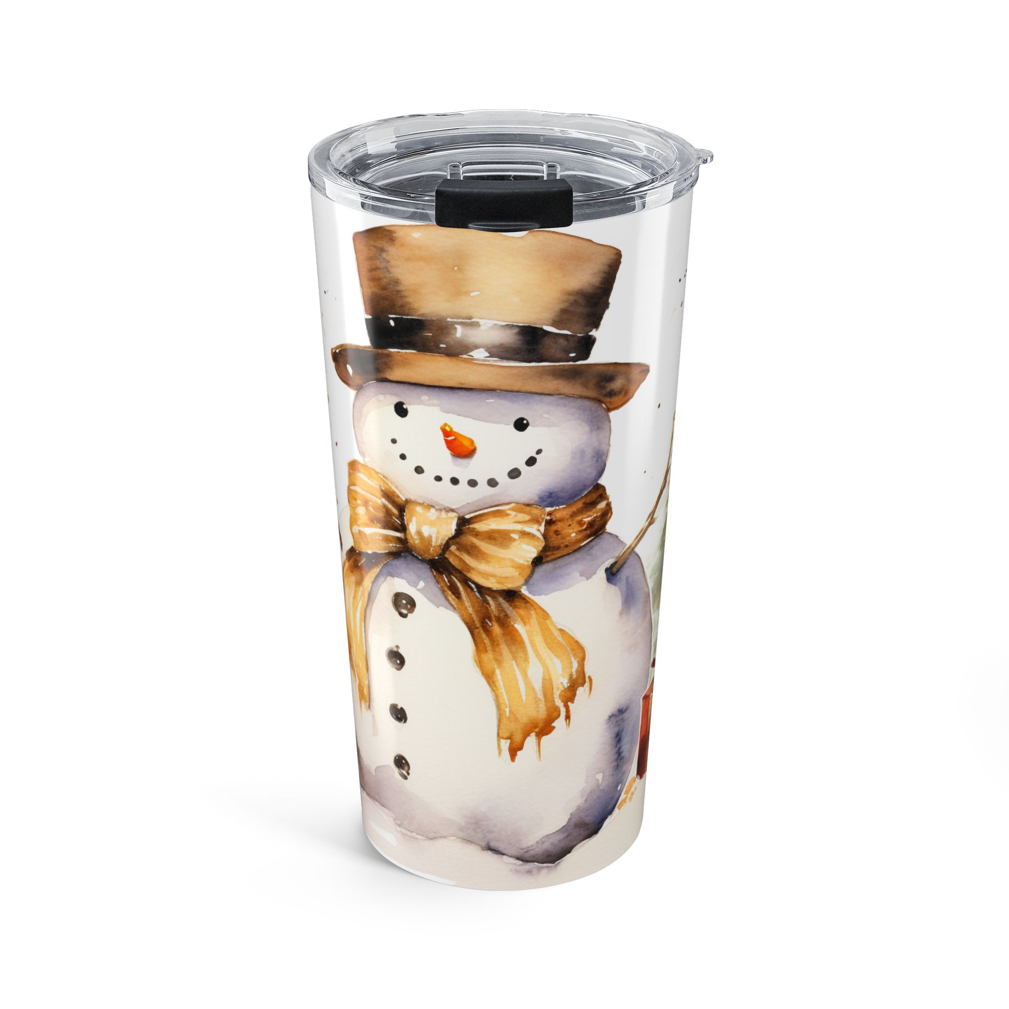 Watercolor Snowman 20oz Tumbler/Travel Mug