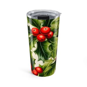 Holly Berry 20oz Stainless Steel Travel Mug/Tumbler