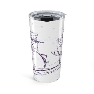 Snowman and Christmas tree 20oz Tumbler/Travel Mug