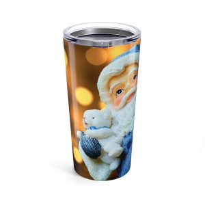 Blue Santa Claus 20oz Stainless Steel Travel Mug/Tumbler