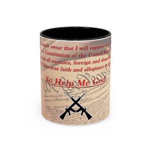 "So Help Me God" Accent Coffee Mug, 11oz