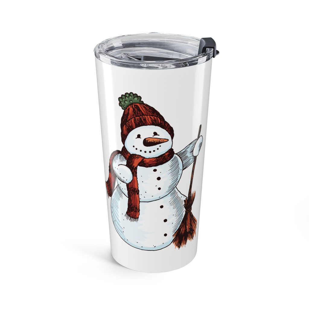 Snowman 20oz Stainless Steel Travel Mug Tumbler