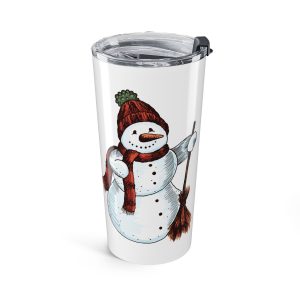 Snowman 20oz Stainless Steel Travel Mug Tumbler