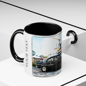 Max Loffgren's POW-MIA Tribute '55 Chevy-Accent Coffee Mug, 11oz