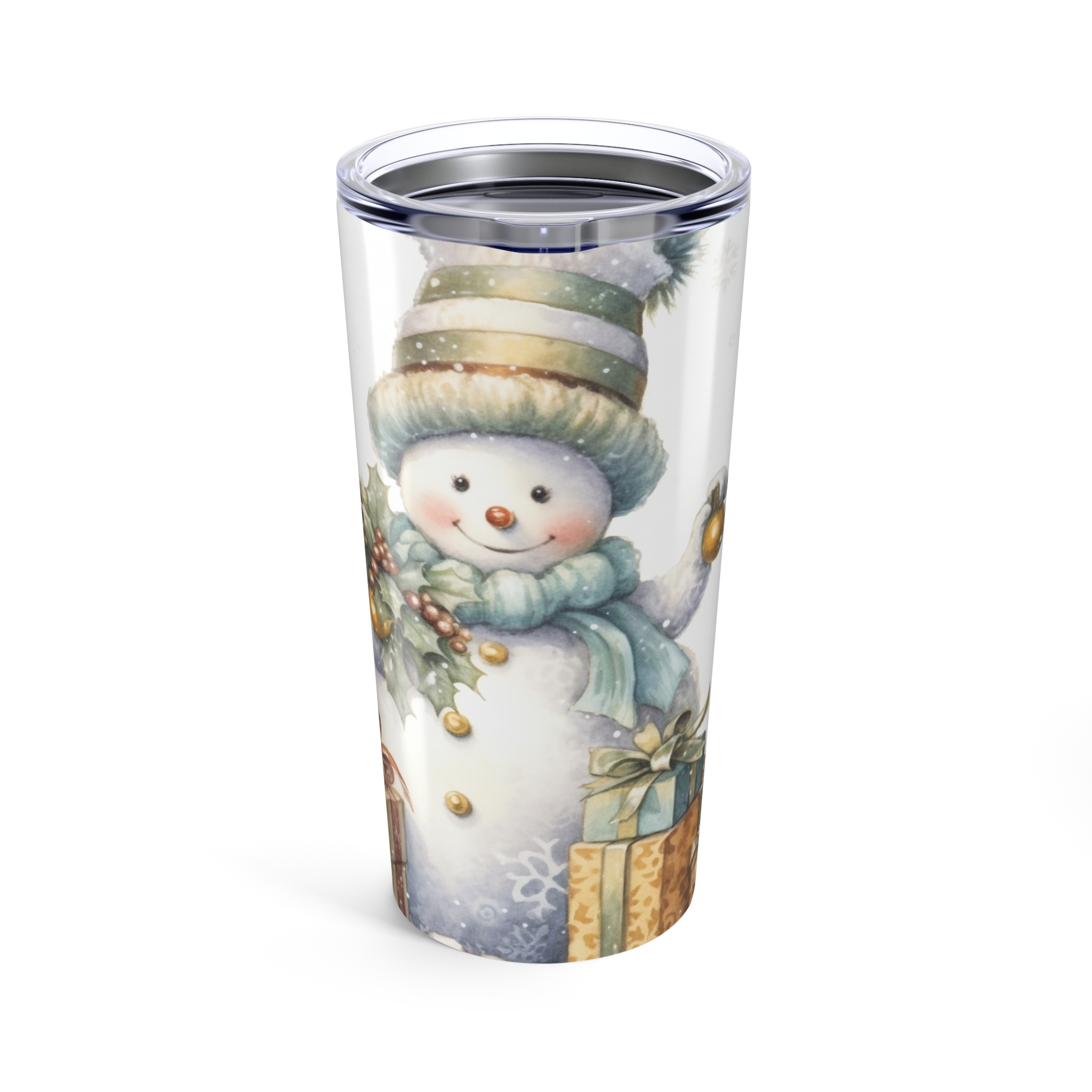 Pastel Snowman 20oz Tumbler/Travel Mug