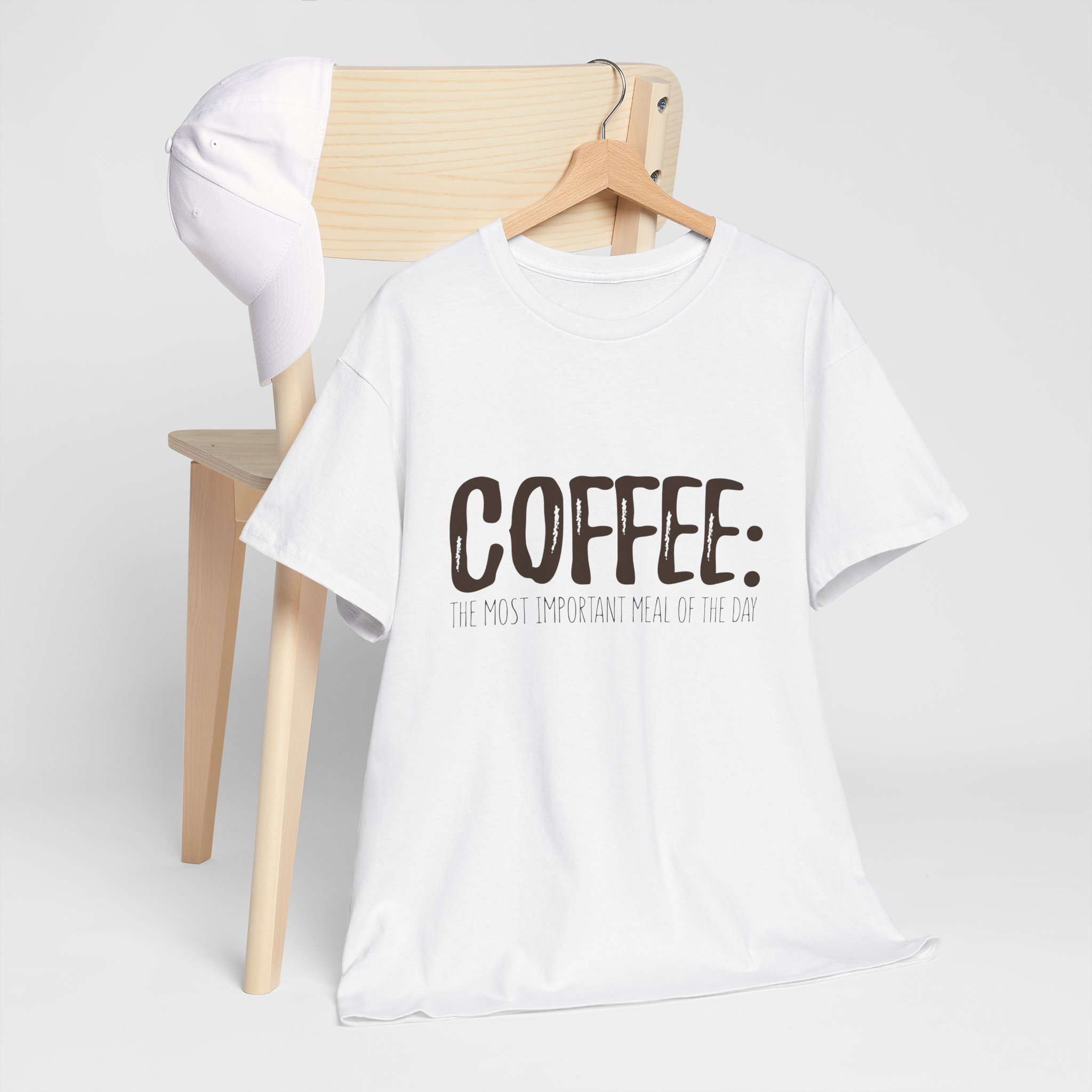 Coffee: The Most Important Meal Of The Day - Unisex Heavy Cotton T-shirt