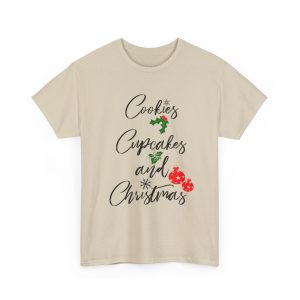 Cookies, Cupcakes and Cookie Christmas T-shirt